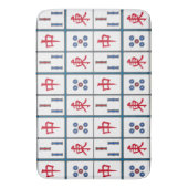Mahjong Game Tegels Design Badmat (Voorkant Verticaal)