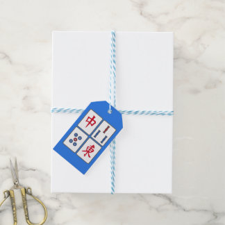 Mahjong Game Tegels Design Gift Kaart Cadeaulabel
