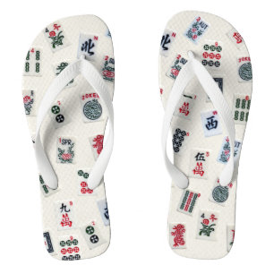 MahJong game tegels design Teenslippers