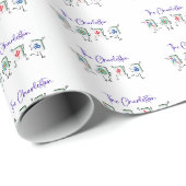 Mahjong Gift Wrap. Het thema van Charleston Cadeaupapier (Rol Hoek)