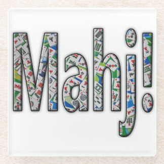 Mahjong Glass Coaster - Mahj! Glazen Onderzetter