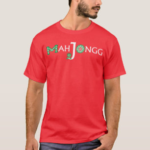 Mahjong Grappig Chinees Spelbord Heren Dames Mah J T-shirt