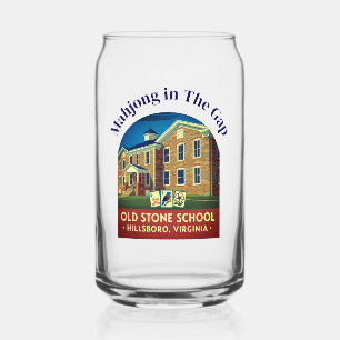 Mahjong in de Gap - Drinkglas Blikvorm Glas