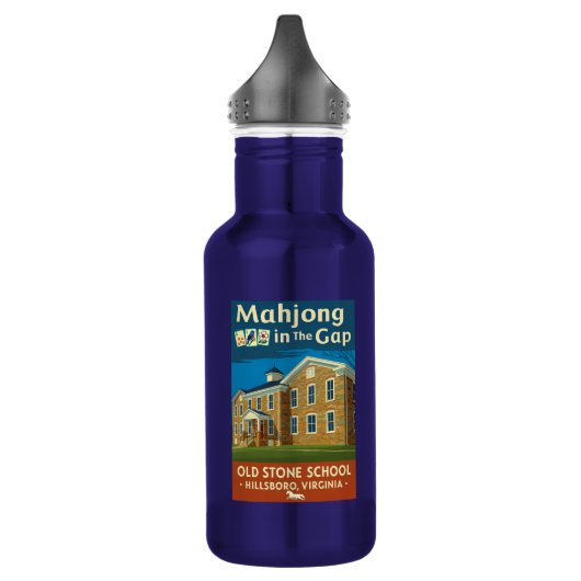 Mahjong in de Gap - Waterfles 530ml (Links)