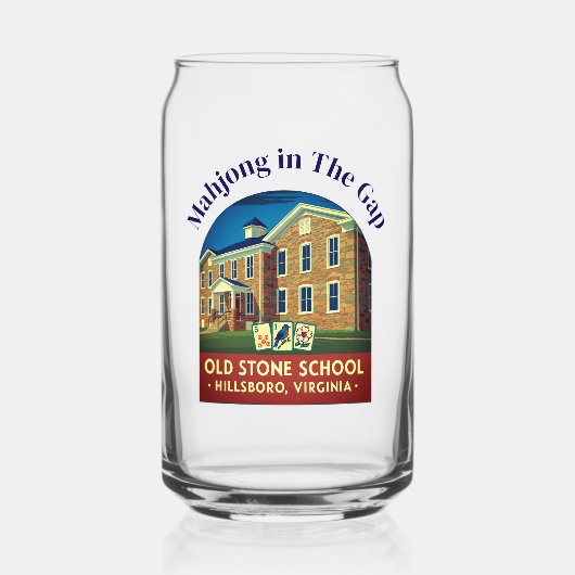 Mahjong in the Gap - Beverage Glass (Recto)