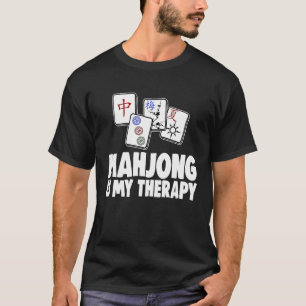 Mahjong is mijn Therapy Women Game T-shirt