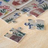 Mahjong Jigzaag Puzzle Legpuzzel (Zijkant)