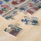 Mahjong Jigzaag Puzzle Legpuzzel (Zijkant)