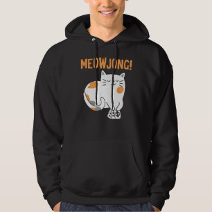 Mahjong Kat Speler Bordspel Mah-Jong China Soli Hoodie