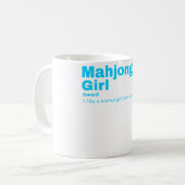 Mahjong Koffiemok (Voorkant links)