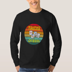 Mahjong Koningin Pret Chinees Joods Spel Dot Ban C T-shirt