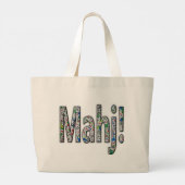 Mahjong Large Tote Bag - Mahj! (Achterkant)