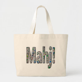 Mahjong Large Tote Bag - Mahj!