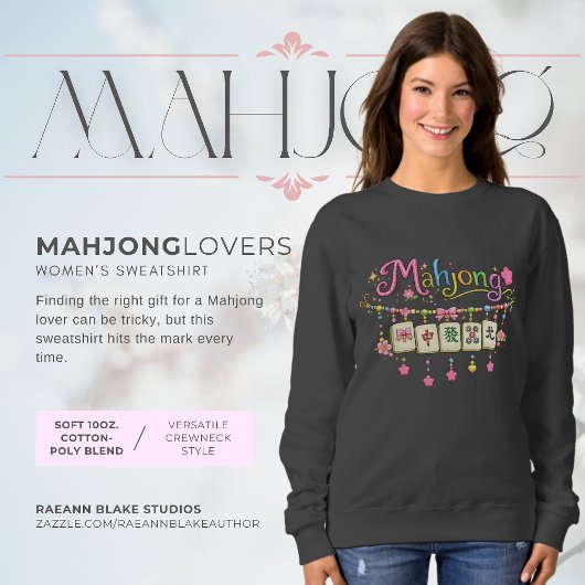 Mahjong-liefhebbers Dames Basic Trui