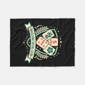 Mahjong Lover Chinese Game Night Funny Mahjong Soc Fleece Deken (Voorkant (Horizontaal))