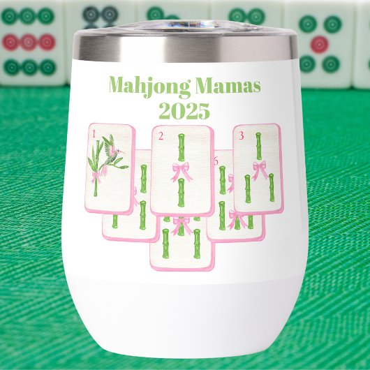 Mahjong Mamas Mahjong Bamboo Tiles Bows Coquette