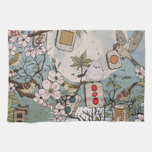 Mahjong Maneschijn Theedoek