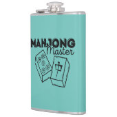 Mahjong Master | Grappige Mahjong speler Heupfles (Links)