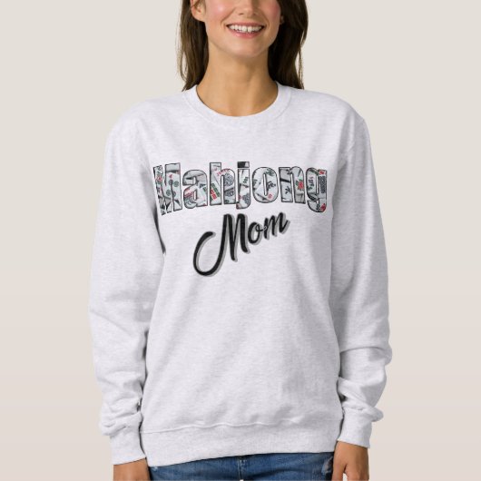 Mahjong Moeder Sweatshirt (Voorkant)