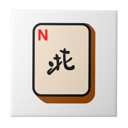 Mahjong North Tegeltje (Voorkant)