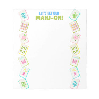 MAHJONG NOTITIEBLAD NOTITIEBLOK