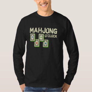 Mahjong O'clock Grappige Mahjong Speler T-shirt