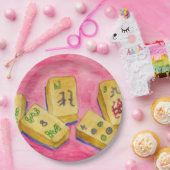 Mahjong Papieren Bordje (Feest)