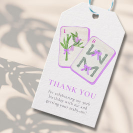 Mahjong Party Cadeaulabel