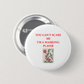 MAHJONG.png Ronde Button 5,7 Cm (Voorkant /achterkant)
