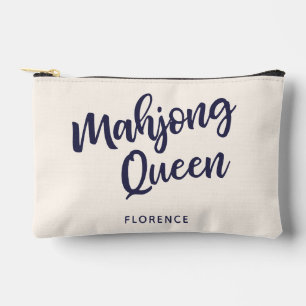 Mahjong Queen gepersonaliseerde naam Funny Humor Etui