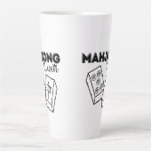 Mahjong Queen Latte Mug (Devant)