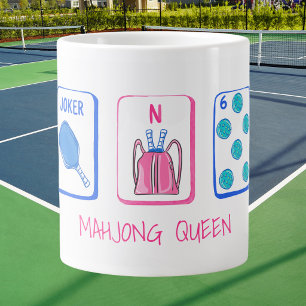 Mahjong Queen Pickleball Mahjong Paddle Pickleball Extra Grote Beker