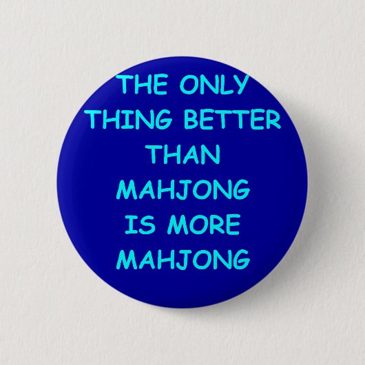 mahjong ronde button 5,7 cm (Voorkant)