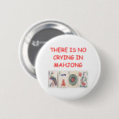 MAHJONG RONDE BUTTON 5,7 CM (Voorkant /achterkant)