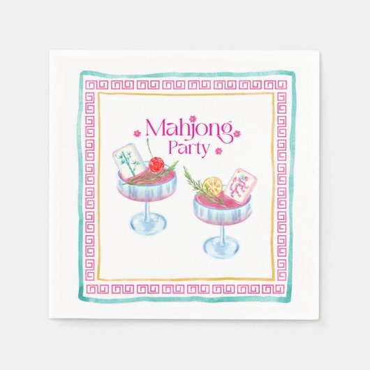 Mahjong Servet (Voorkant)