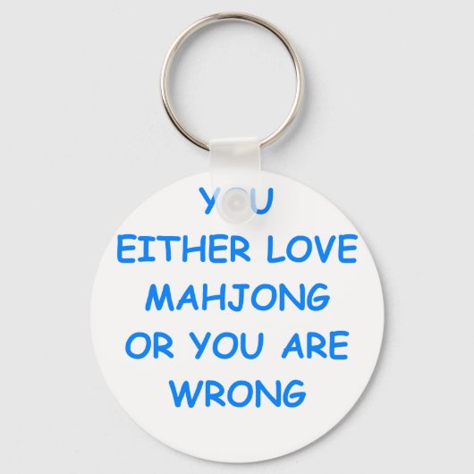 mahjong sleutelhanger (Voorkant)
