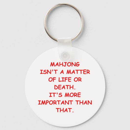 MAHJONG SLEUTELHANGER (Voorkant)