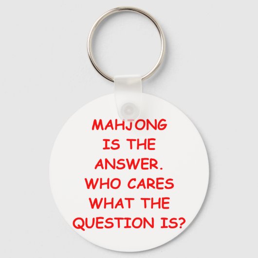 mahjong sleutelhanger (Voorkant)