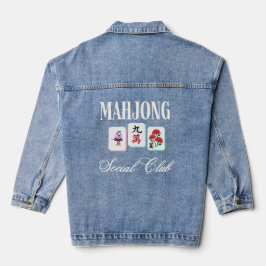 Mahjong Sociale Club  Denim Jacket