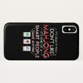 Mahjong Sorte Mensen Spel Toch Case-Mate iPhone Case (Achterkant (horizontaal))