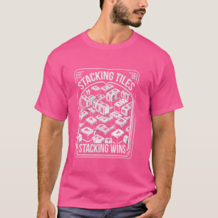 Mahjong Speler Chinees Spel Mah Jong Majhong Lover T-shirt