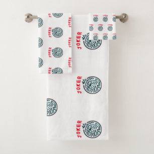 MahJong-spelsymbool Joker tegel Bad Handdoek