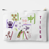 Mahjong-steenzak met ritssluiting etui (Achterkant)