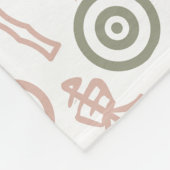 Mahjong Symbolen Fleece Deken (Hoek)