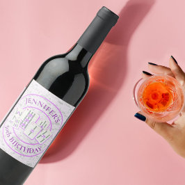 Mahjong Tegel Wijnlabel voor Mahjong Party Decor Wijn Etiket