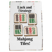 Mahjong Tegels Luck Strategy Player Fans Medium Cadeauzakje (Achterkant)