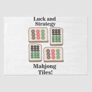 Mahjong Tegels Luck Strategy Player Fans Tissuepapier