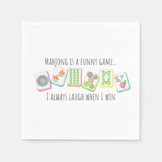 Mahjong-thema Papier servet