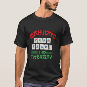 Mahjong therapie voor echte fans t-shirt