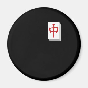 Mahjong Tile Gebaseerd Chinees gameplay Gamble Ch Magneet